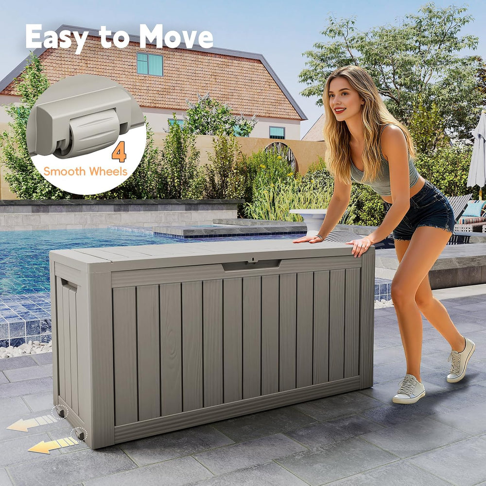 LubanNese Outdoor Storage Box, Waterproof Deck Box, Outdoor Patio Storage Bin...