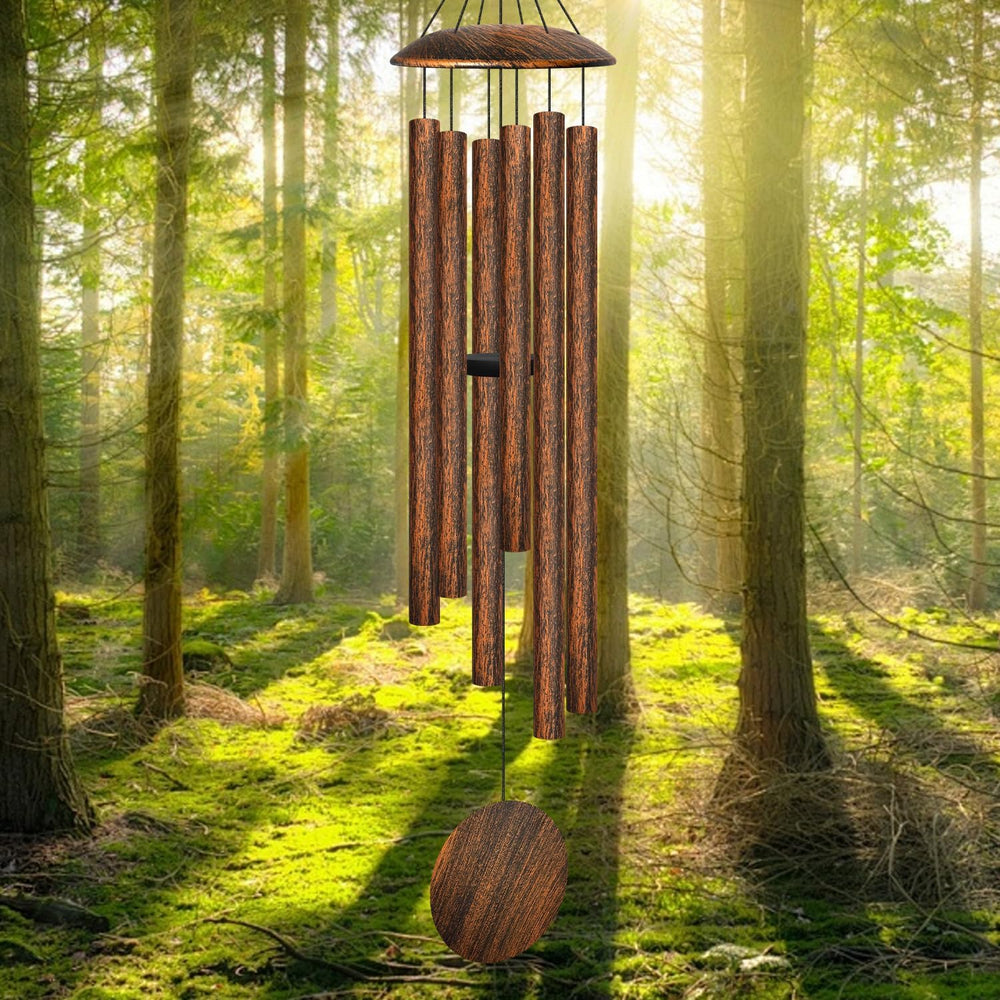 45" Large Wind Chimes for Outside,6 Thick and Bold Aluminum Tubes (Vintage)