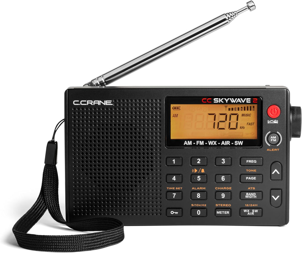 C. Crane CC Skywave 2 AM, FM, Shortwave, NOAA Weather + Alert, VHF Aviation B...