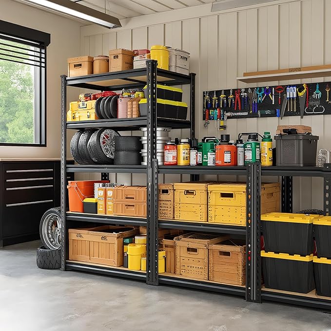 Garage Storage Shelves 2PCS, 60'' H Shelving Units and Storage, 2400 ...