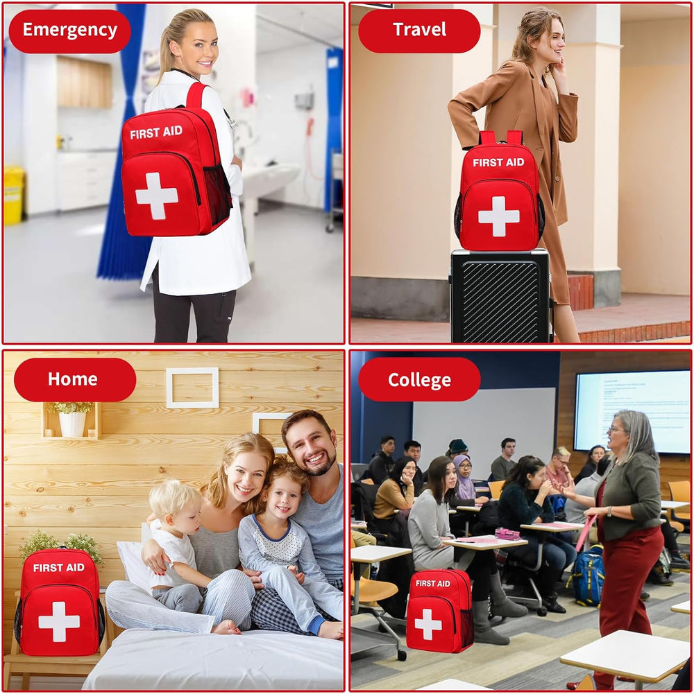 Gatycallaty First Aid Backpack Emergency Medical Empty Waterproof Survival Fi...