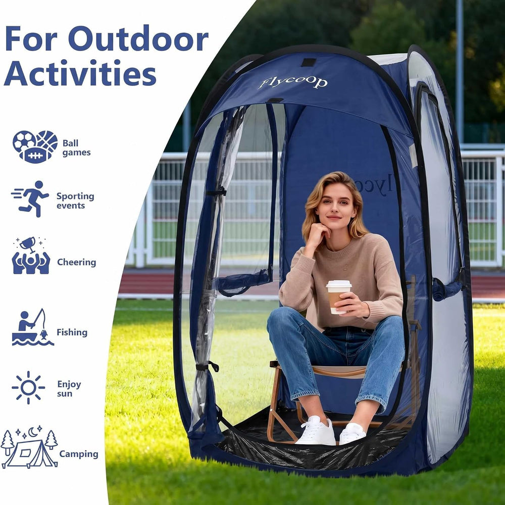 Sports Tent Pop Up Shelter: Flycoop 37" L x 37" W x 63" H Weat...