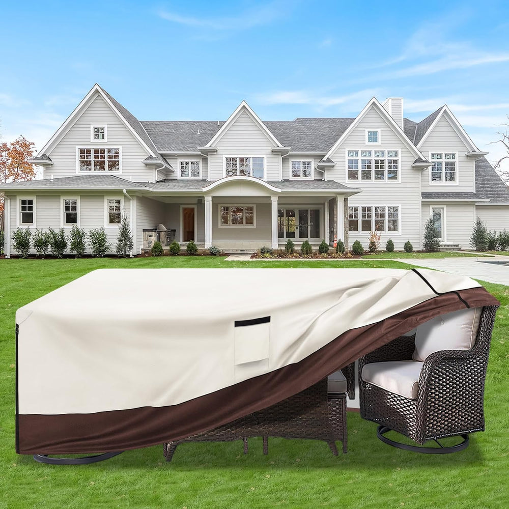Patio Furniture Cover for 5 Pieces Set-Waterproof 600D Oxford Fabric Cover fo...