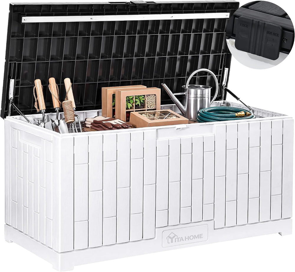 YITAHOME 120 Gallon Outdoor Storage Deck Box