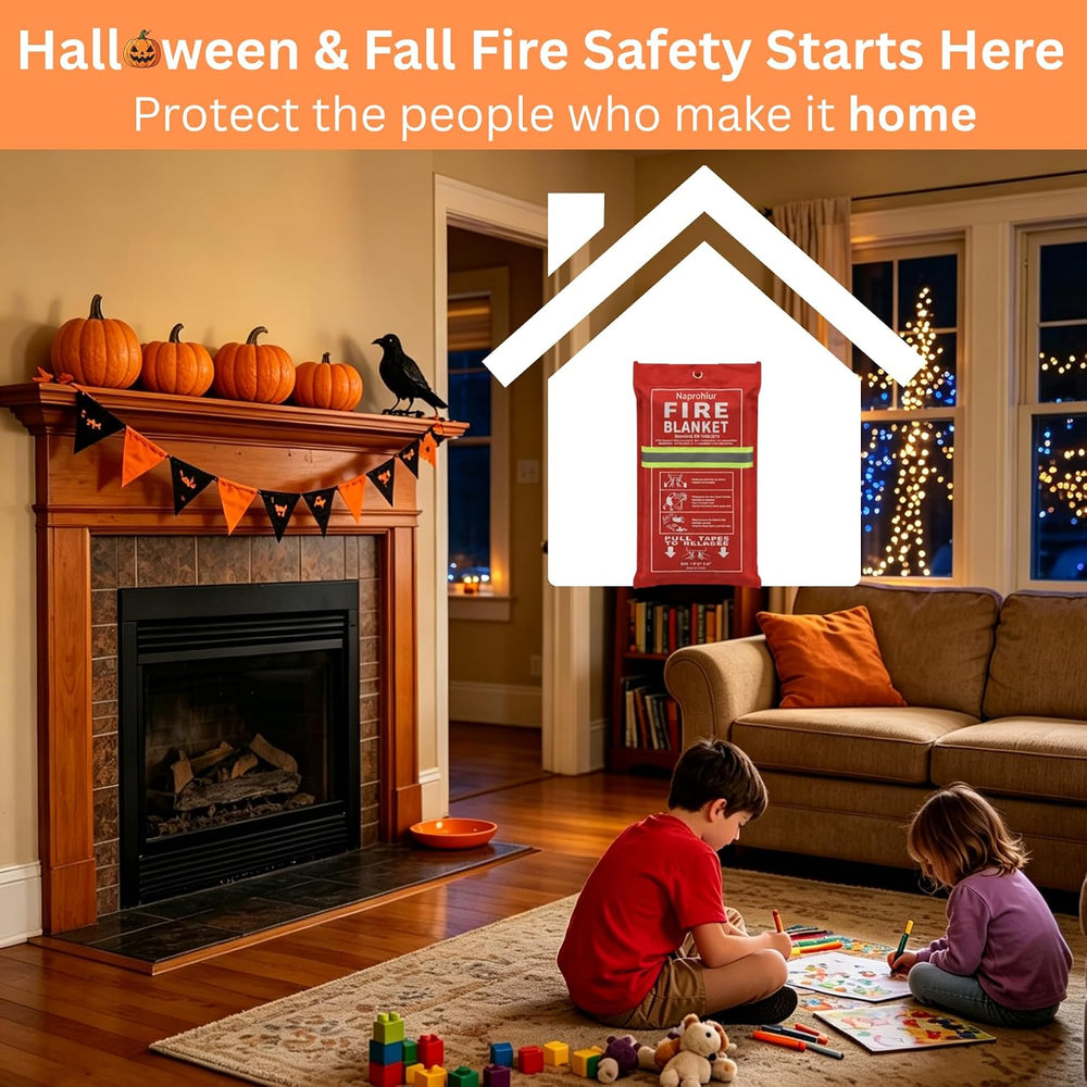 Emergerncy Silicone Fire Blanket for Home and Kitchen, 2 Pack 40"x40&quo...