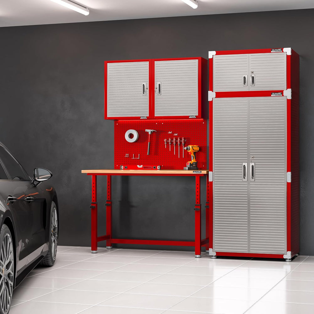 Seville Classics UltraHD 2-Piece Heavy Duty Mega Solid Steel Metal 2-Door Loc...