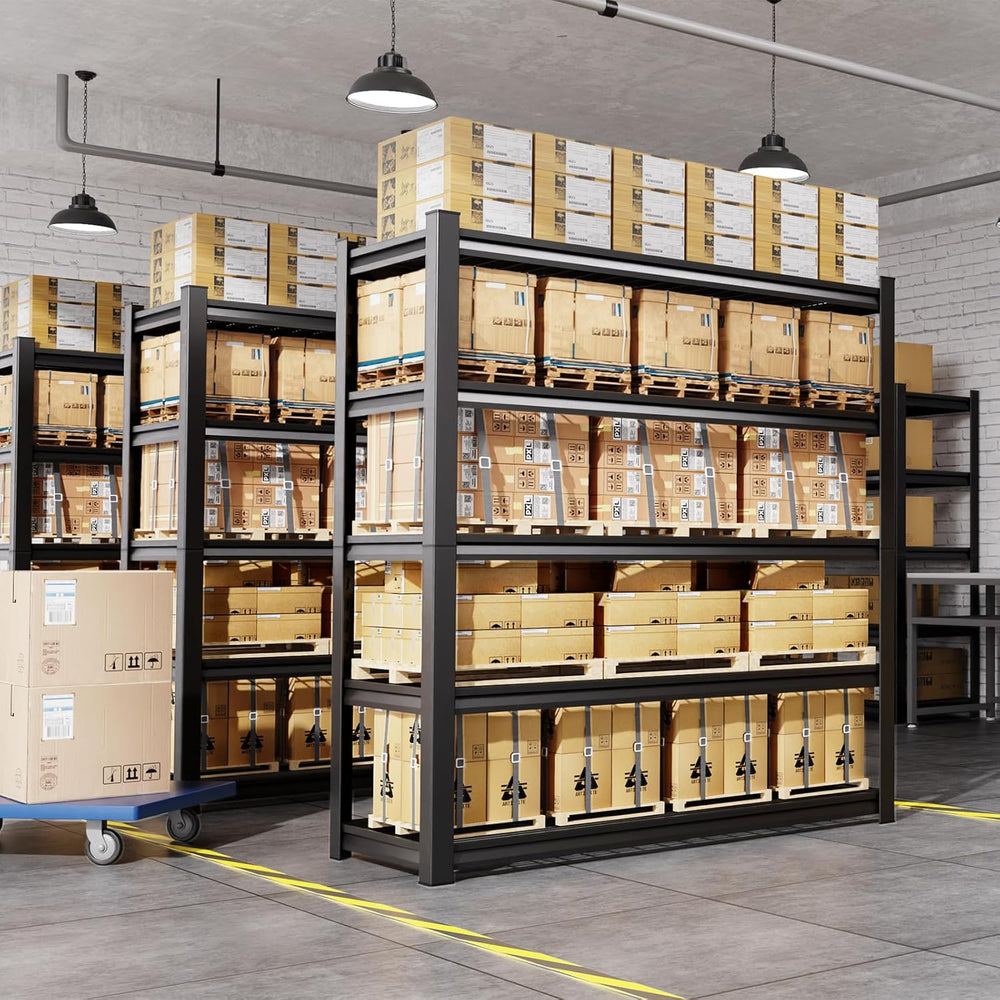 71" H Garage Shelving 5-Tier Heavy Duty Storage Shelves, Tool-Free Adjus...
