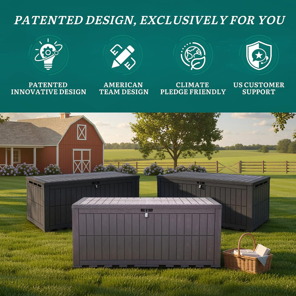 YITAHOME XXL 240 Gallon Extra Large Deck Box