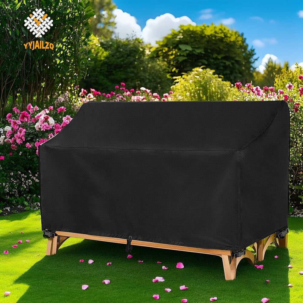 2-Person Outdoor Glider Bench Cover Waterproof,Double Patio Gliders Rocking C...