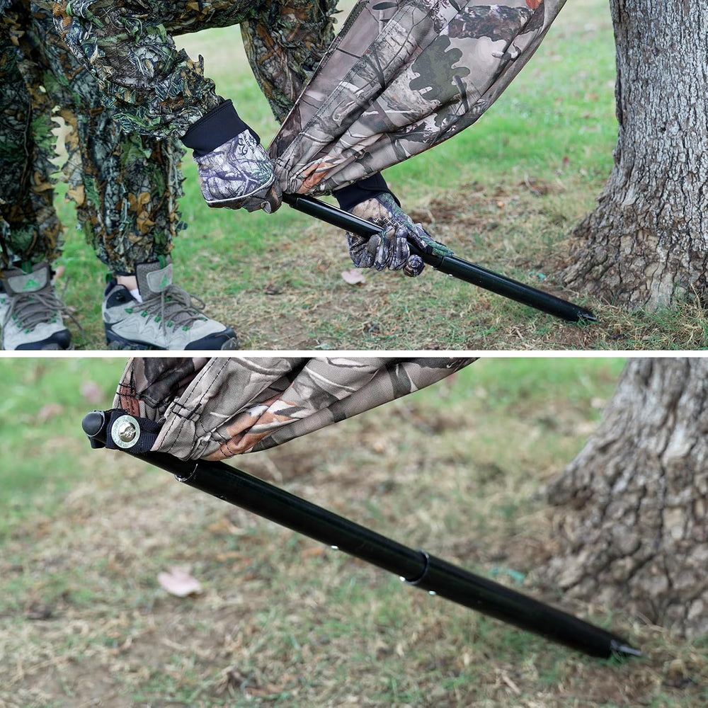 Camo Tree Camping Chair Hunting Hammock Seat Hunting Chair Portable and Light...