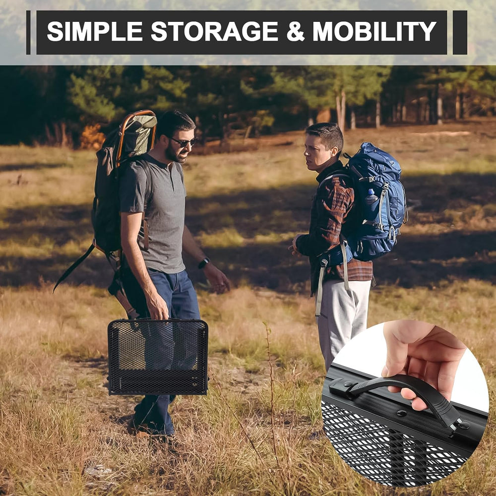 Camping Portable Folding Matel Grill Table,2x1.3 FT
