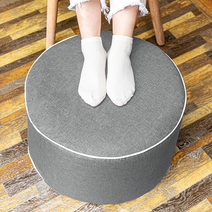 Outdoor Ottoman Outdoor Ottomans for Patio 19x12 Inches Modern Lightweight Fo...