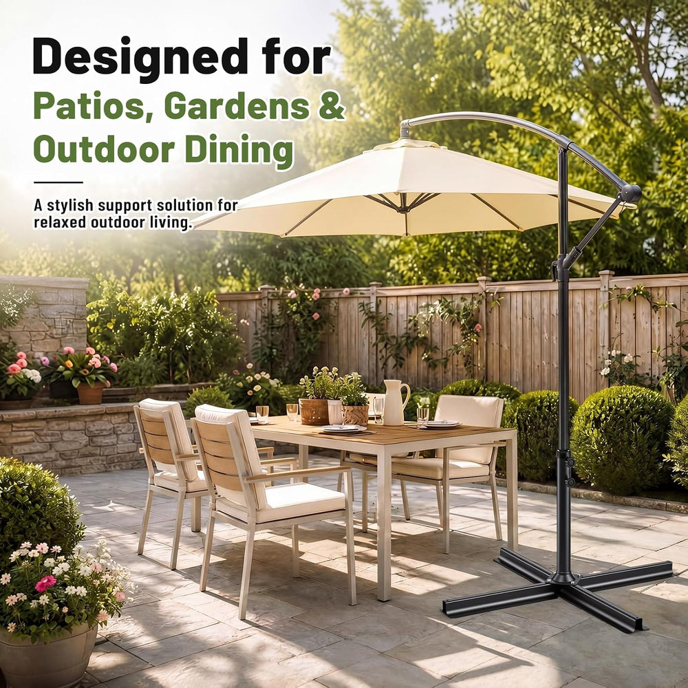 Heavy Duty Patio Umbrella Base Stand Cross Brace Kit, 39.4" x 39.4"...