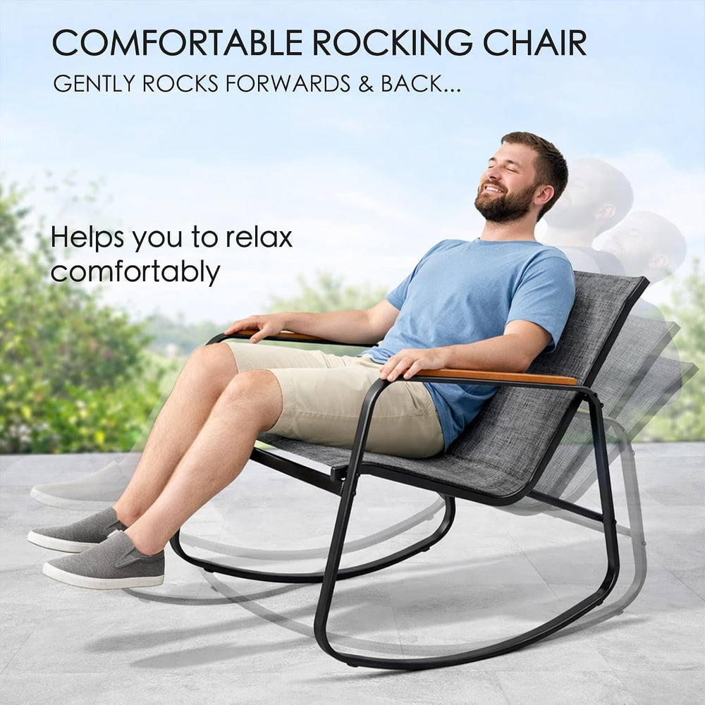 Kozyard 4-Piece Outdoor Patio Furniture Set with Textilene Chairs