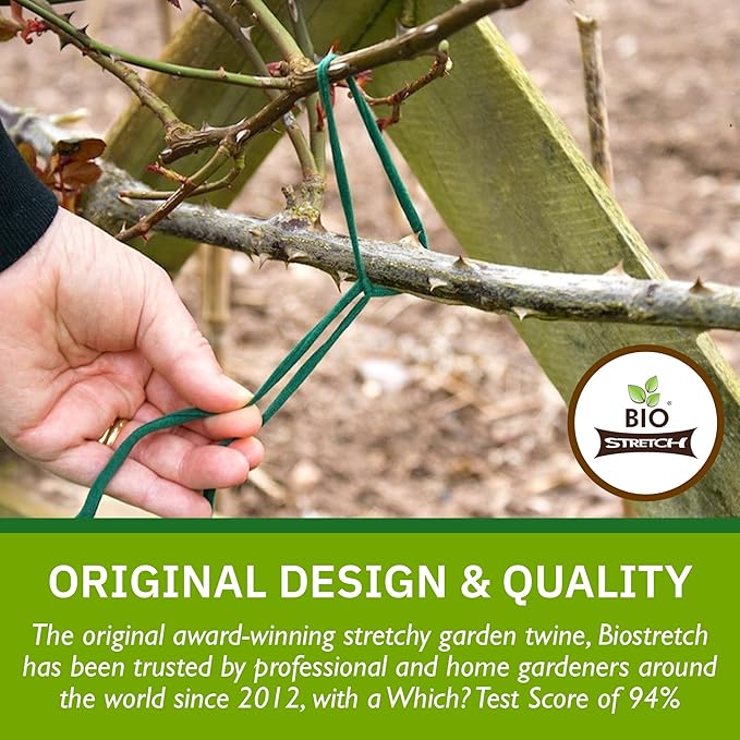 Soft Garden Plant Ties for Indoor & Outdoor Plants - Strong & Stretch...