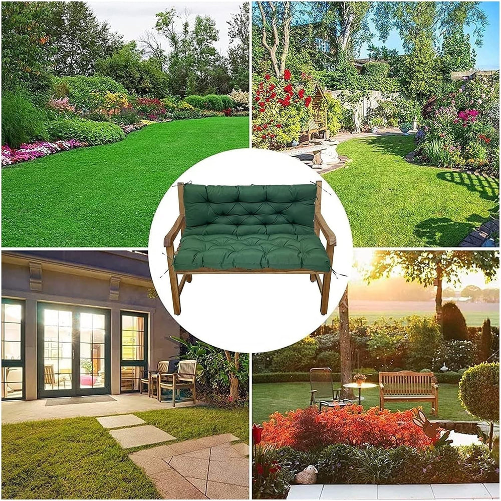 Swing Cushion Replacement Outdoor Porch Waterproof Bench Cushion 2-3 Seater W...