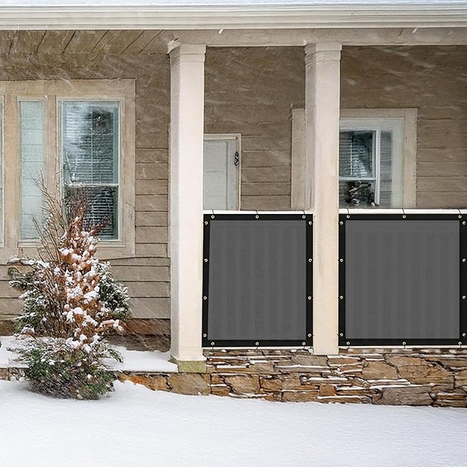 UPGRADE Fence Privacy Screen 6' x 50' Fence Commercial Shade Cover wi...