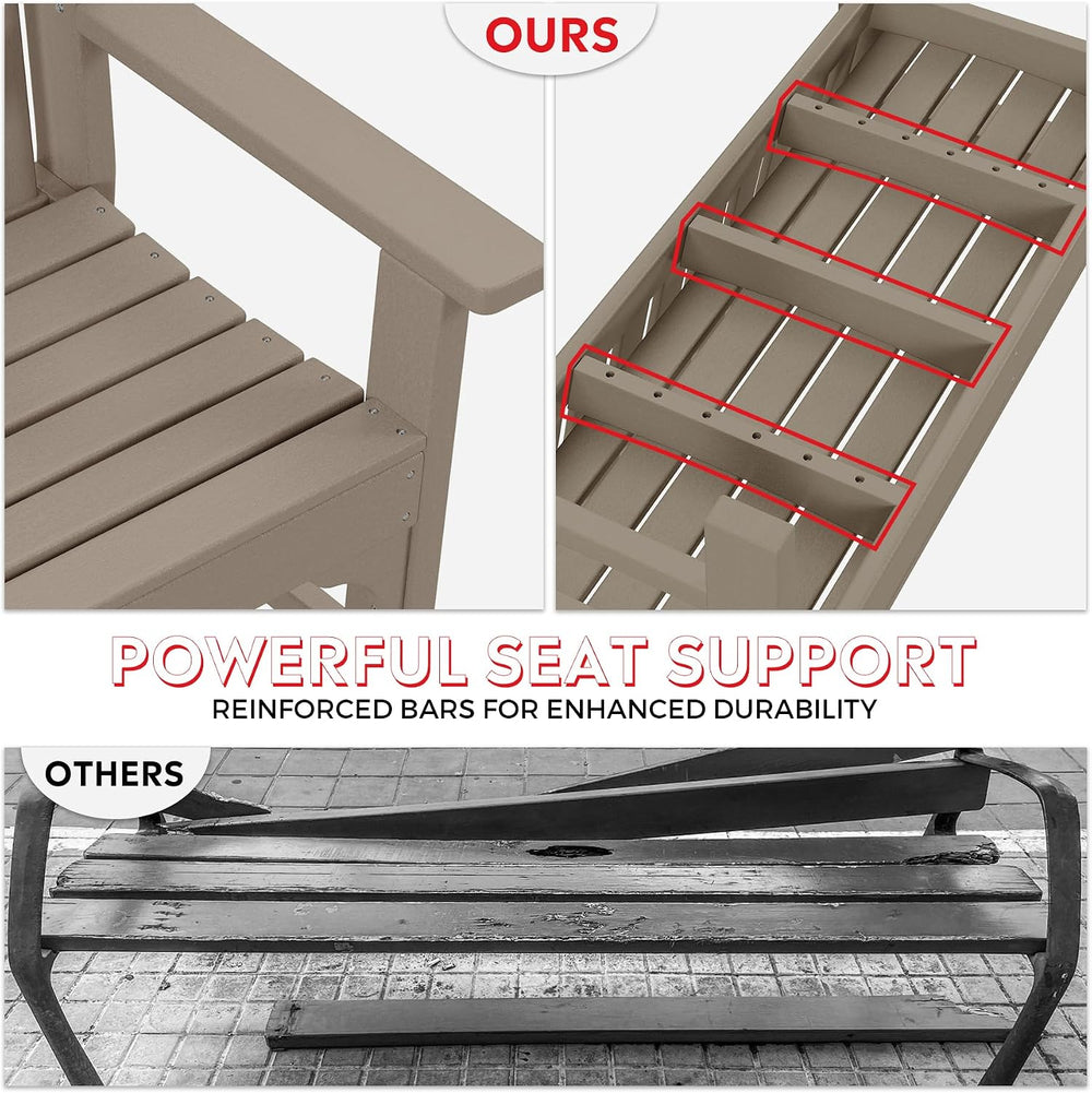 Garden Bench, Farmhouse Park Front Porch for Entryway Bench Outdoor Seating L...