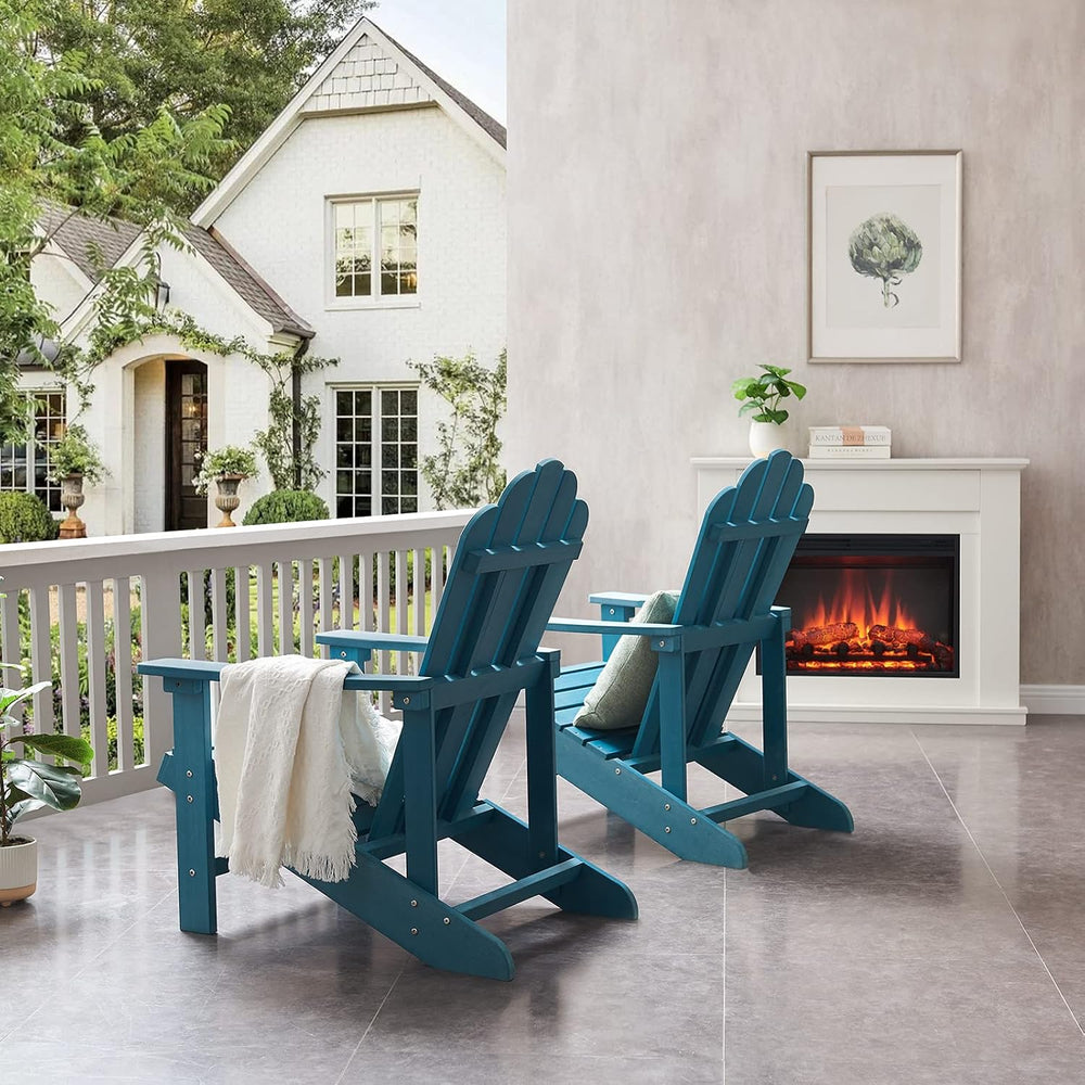 Adirondack Chair, HDPE All-Weather Outdoor Patio Chair