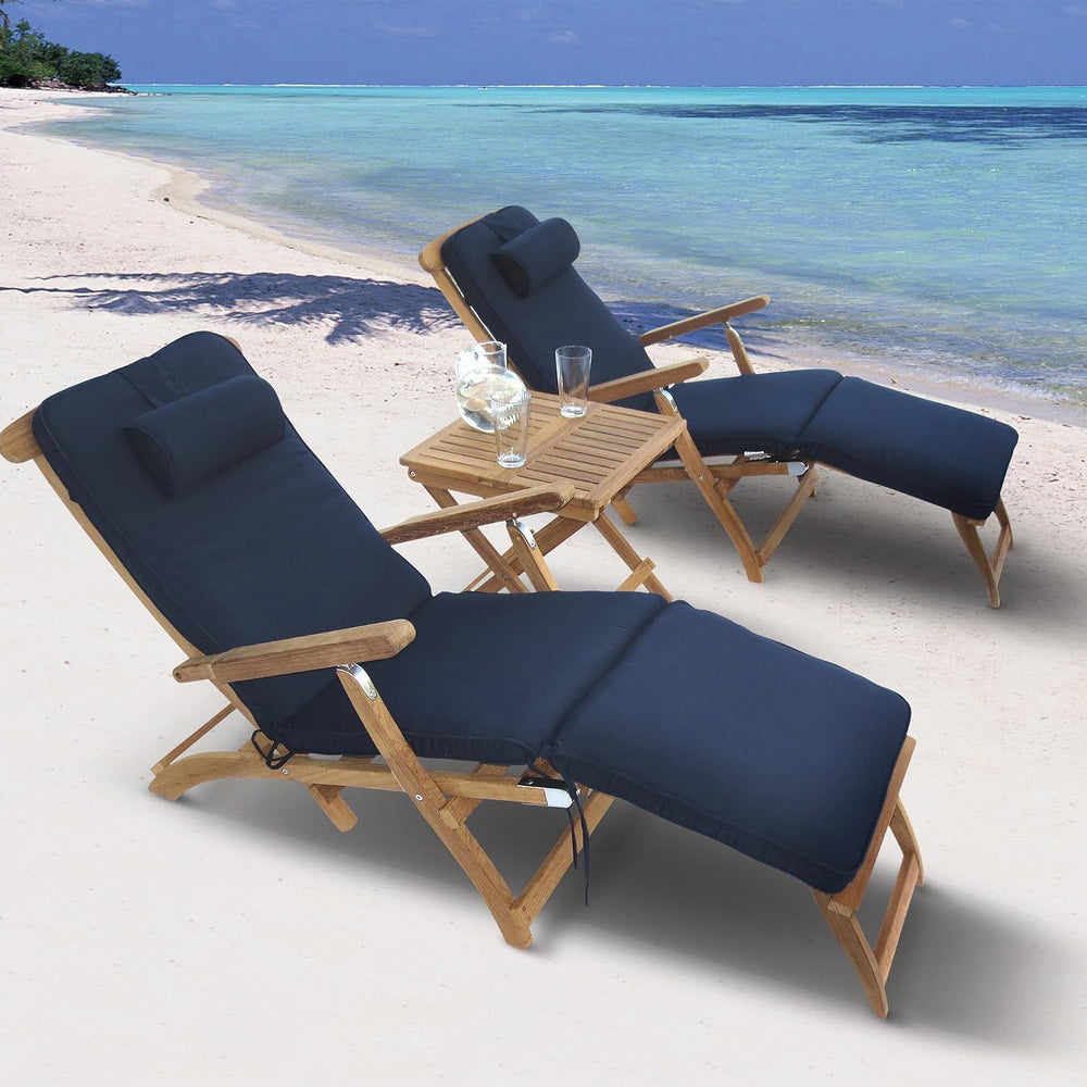 Royal Teak Collection PCTB Folding Picnic Table, Outdoor Side Table, Foldable...
