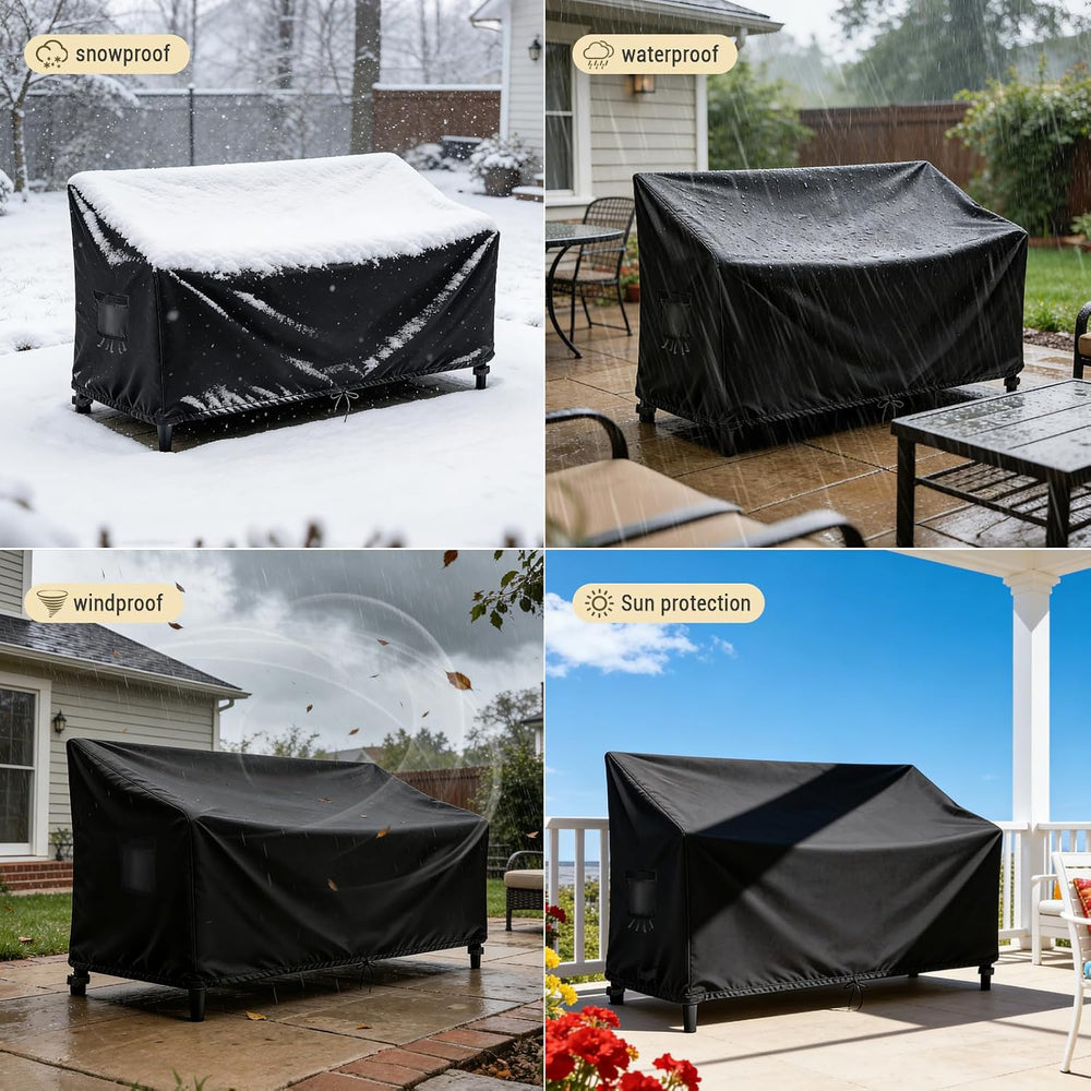 Outdoor Rocking Chair Cover fit for 3-Piece Rocking Chair and Table