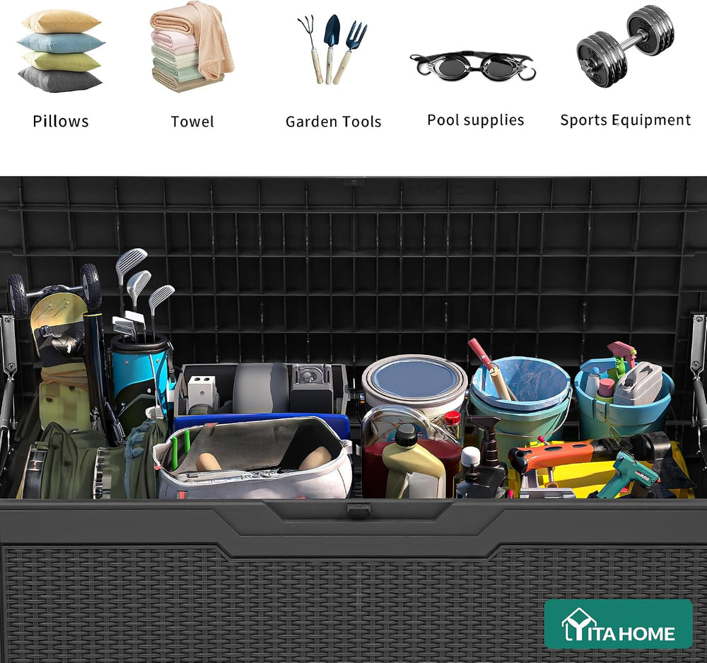 YITAHOME 80 Gallon Outdoor Storage Box