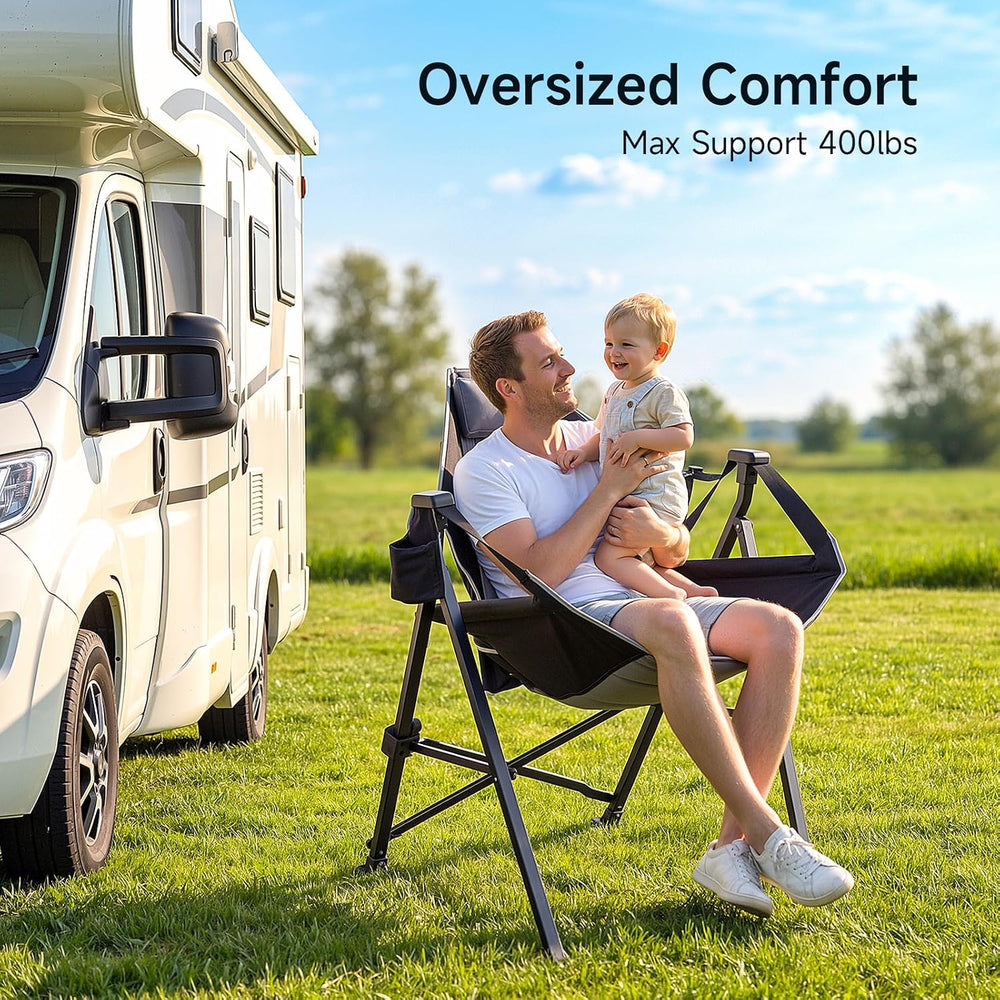Hammock Camping Chair Set of 2 with Adjustable Backrest
