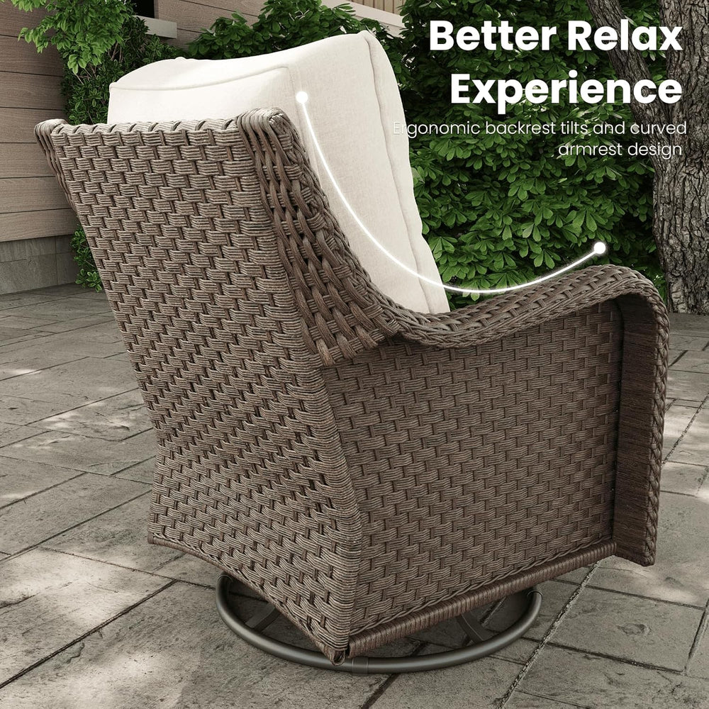 9 Pieces Outdoor Patio Furniture Sets