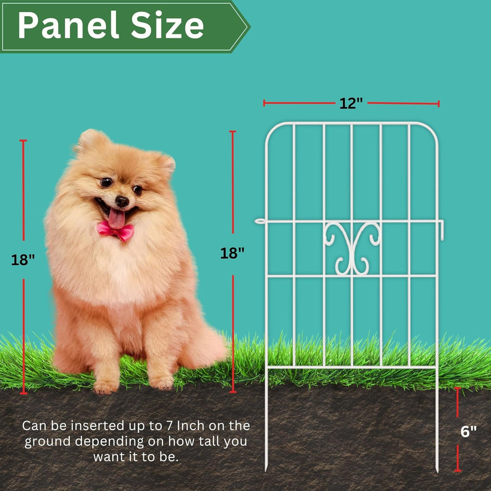 ShopLaLa Animal Barrier Fence (20 Panels) 12inx24in Decorative Fencing