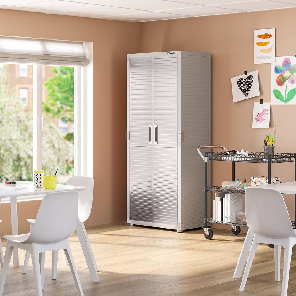 Seville Classics UltraHD Solid Steel Lockable Metal Storage Cabinet Locker Or...