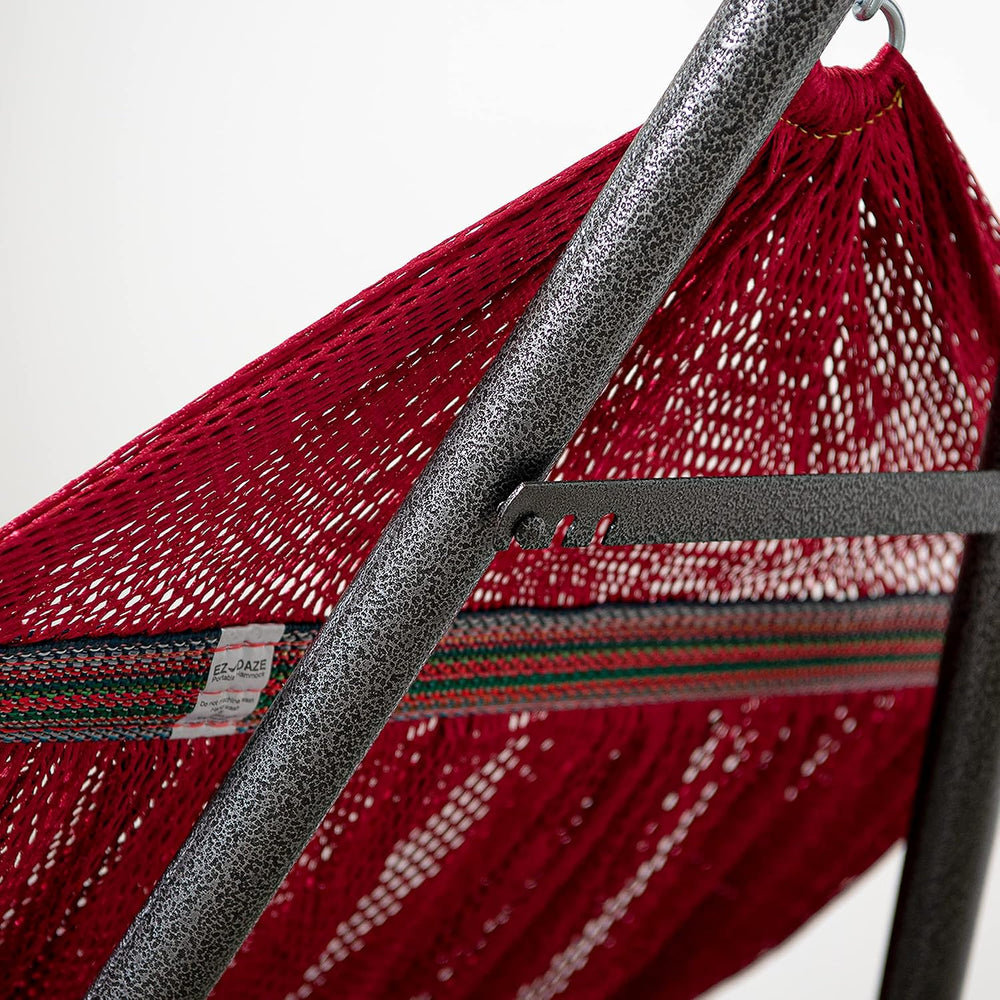 Best Home Fashion Portable Hammock with Collapsible Steel Stand, 450 lbs Capa...