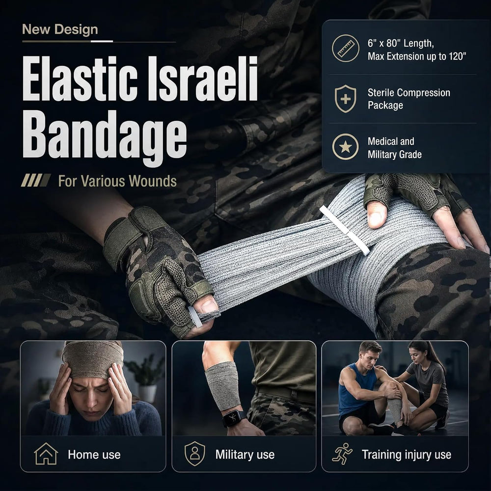 First Aid Kits with 36" Splint Israeli Bandage Tourniquet, 138PCS Trauma...