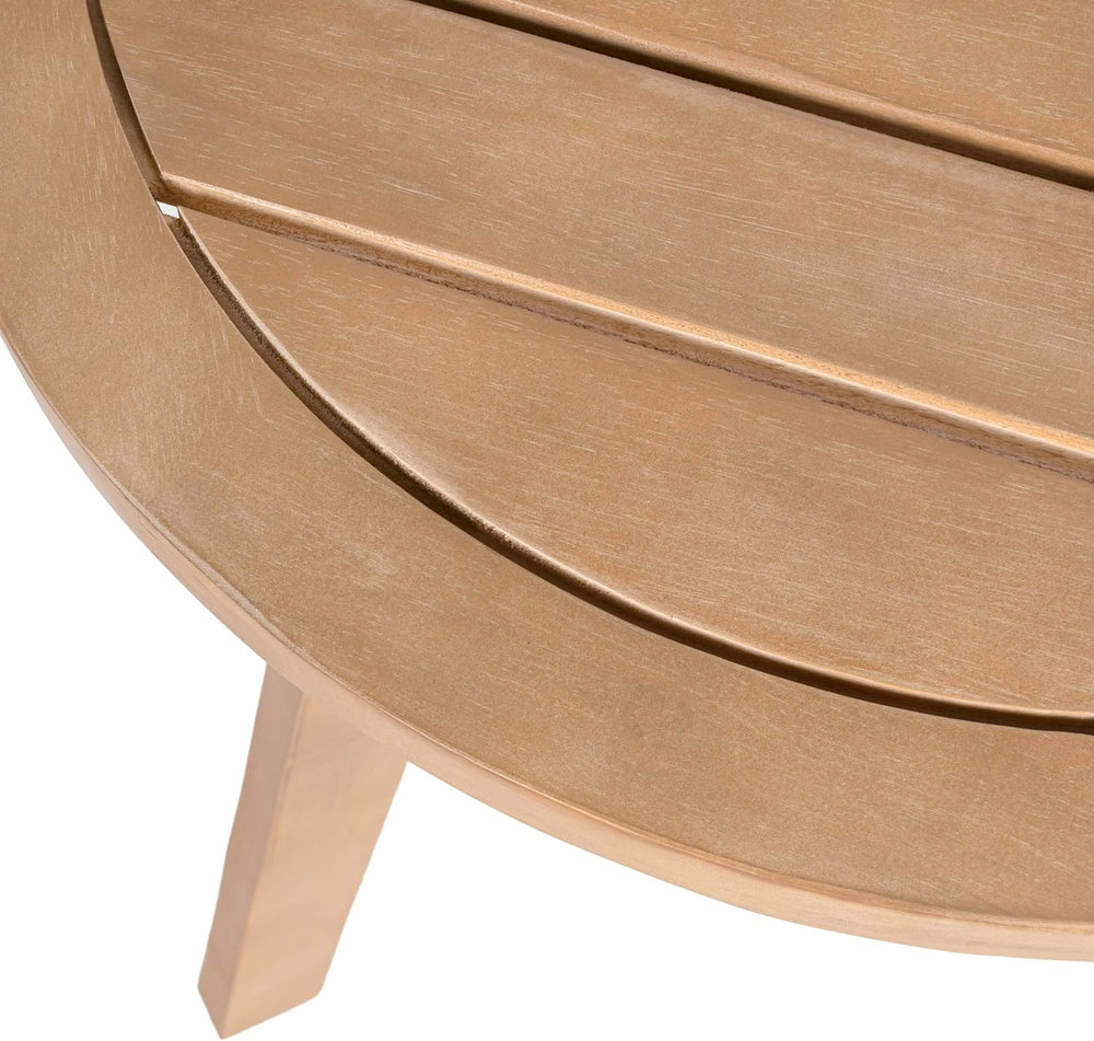JONATHAN Y Aveiro 3-Pc Acacia Patio Conversation Set, Beige/Light Teak