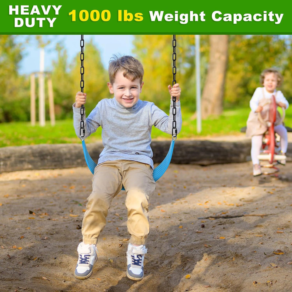 2Pcs 85" Heavy Duty Swing Chain with Hooks Porch Swing Chains