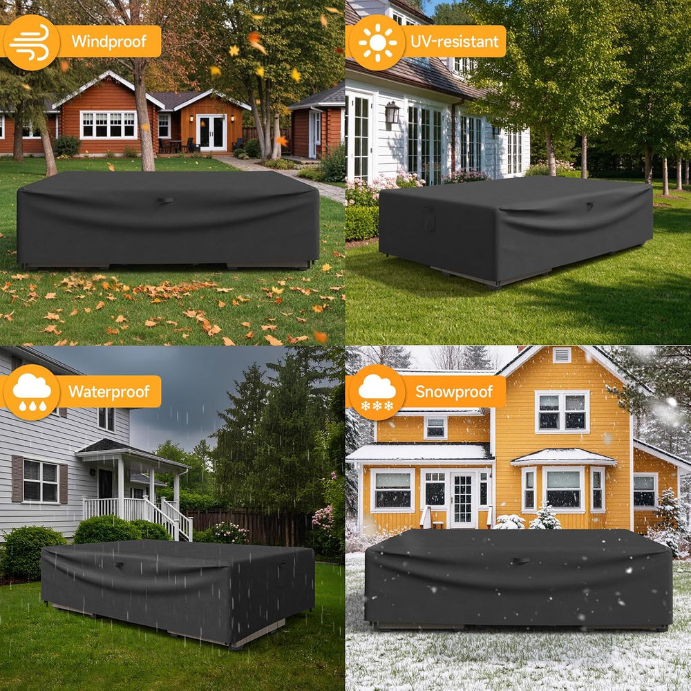 Patio Furniture Set Covers, 108 ×82 ×28 inch