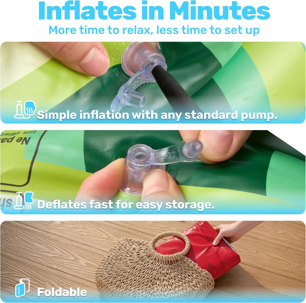 3 Pack 45" X 10" Inflatable Kiddie Pools, Watermelon & Pineappl...