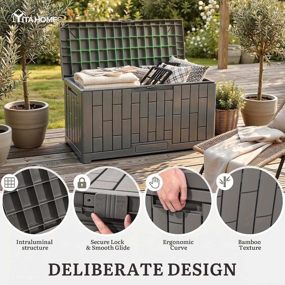 YITAHOME 60 Gallon Outdoor Storage Box