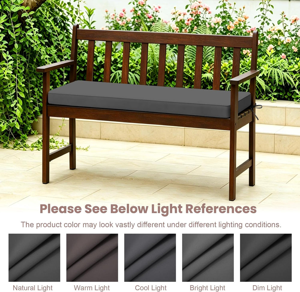 Outdoor Bench Cushions for Outdoor Furniture, 48x18 Inch, Waterproof Patio Fu...