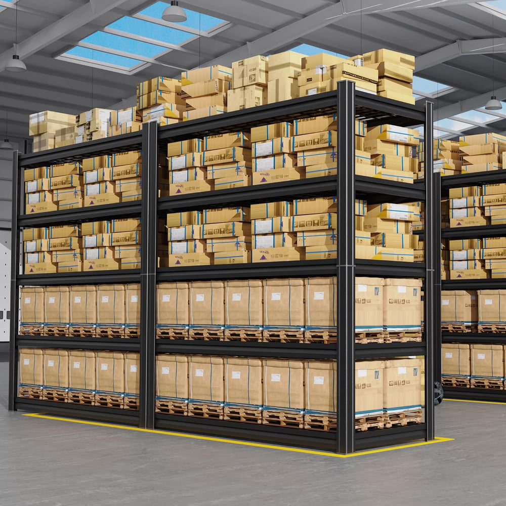 71"H Garage Shelving-3000LBS 5 Tier Storage Shelves,Adjustable Heavy Dut...