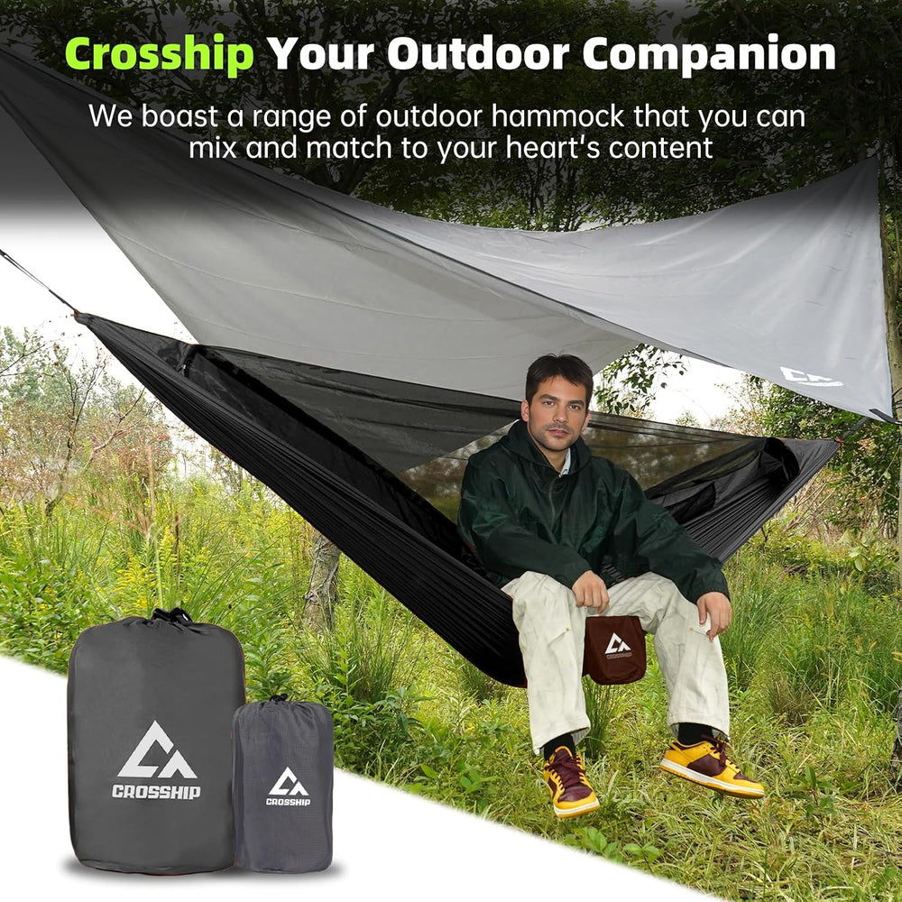 Camping Hammock Mosquito Net with Rain Fly