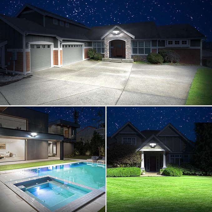 Onforu 100W 11000LM Flood Lights Outdoor, Brightness Security LED Flood Light...