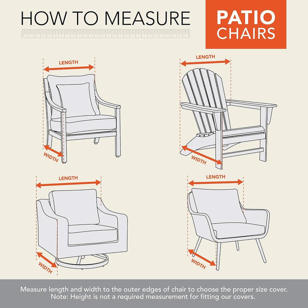 Modern Leisure Monterey Patio Lounge/Swivel Chair Cover - Weather-Resistant F...