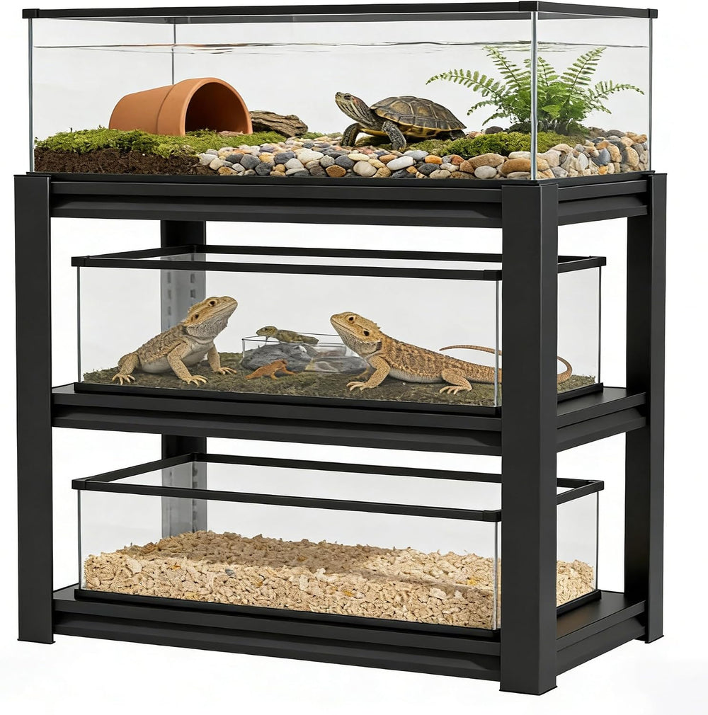 3 Tier Garage Shelving Heavy Duty,Adjustable Storage Shelves Unit