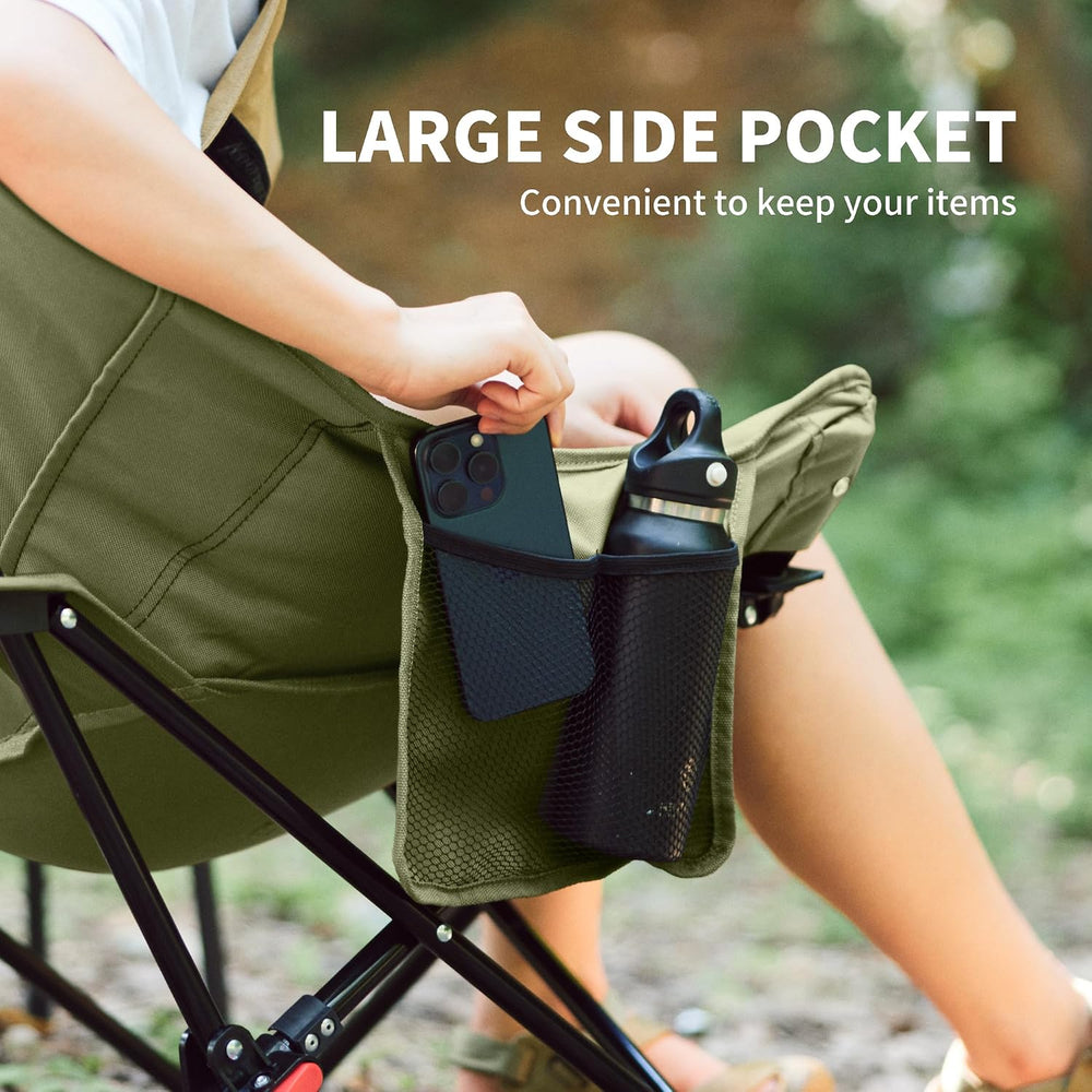 Naturehike Seastar Padded Camping Chair, Oversized 2-Position Adjustable Fold...