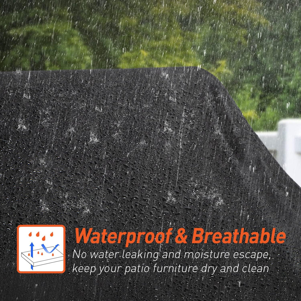 Arcedo Patio Chaise Lounge Cover Waterproof 2 Pack, 80" x 30" x 26&...