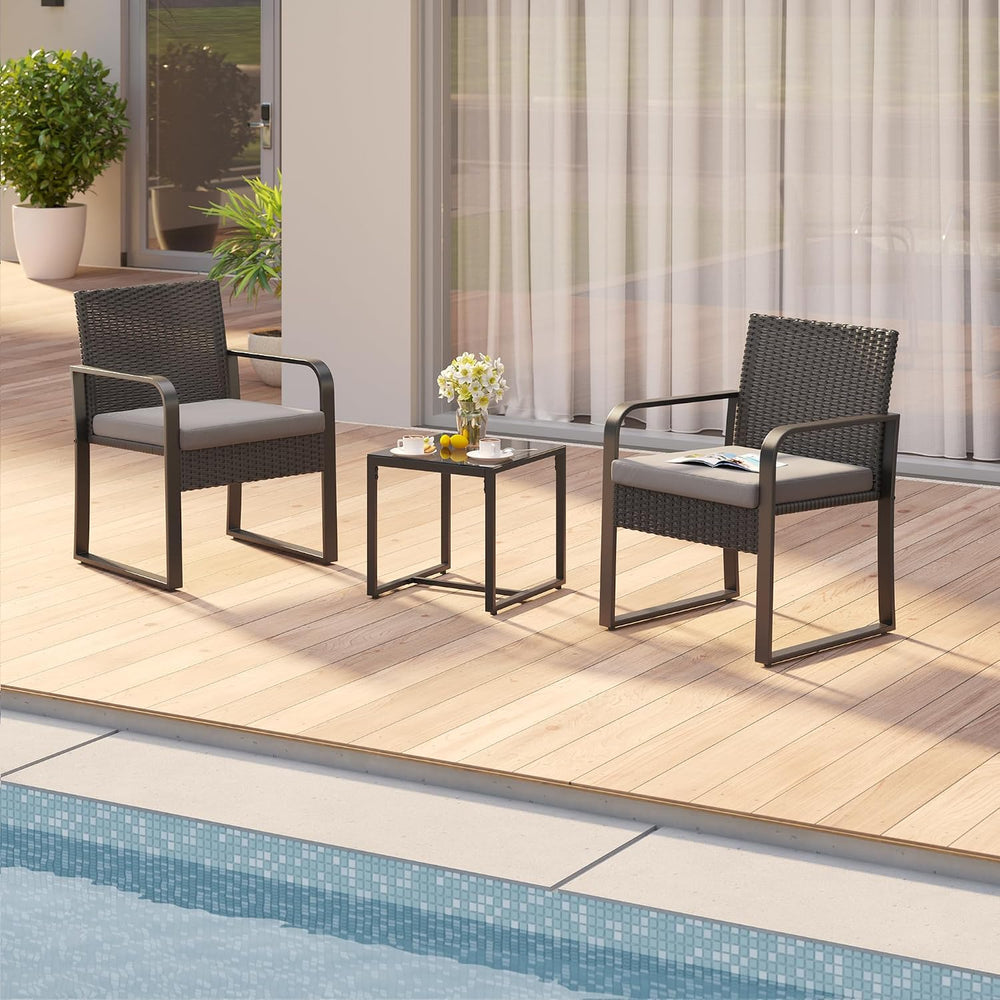 Gizoon 3 Piece Patio Furniture Set