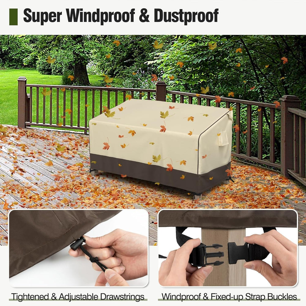 MR.COVER Outdoor Couch Cover Waterproof, Patio Furniture Covers for 3-Seater ...