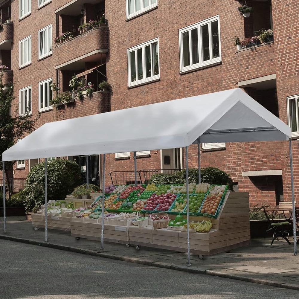 Carport Replacement Canopy Cover for Car Tent Top Garage Shelter Cover Tarp w...