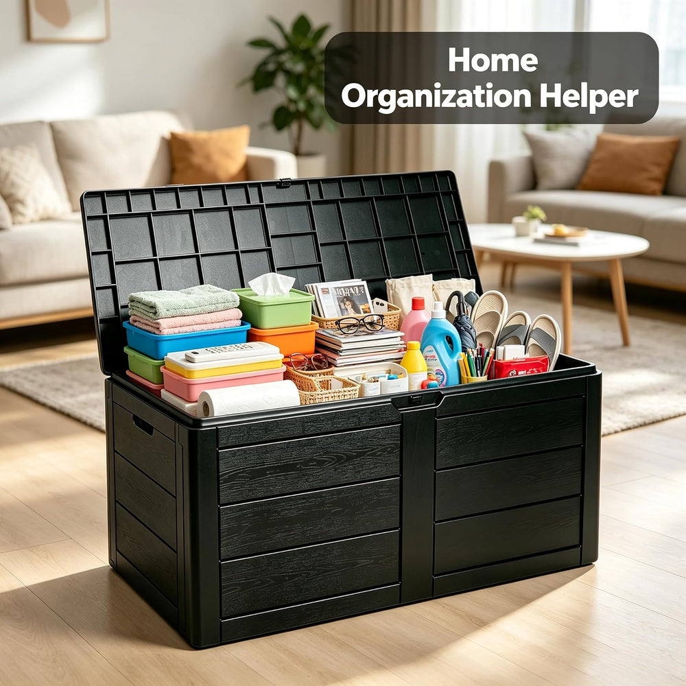 Outdoor Storage Box 70gallon Waterproof Deck Boxes for Furniture & Tool Box