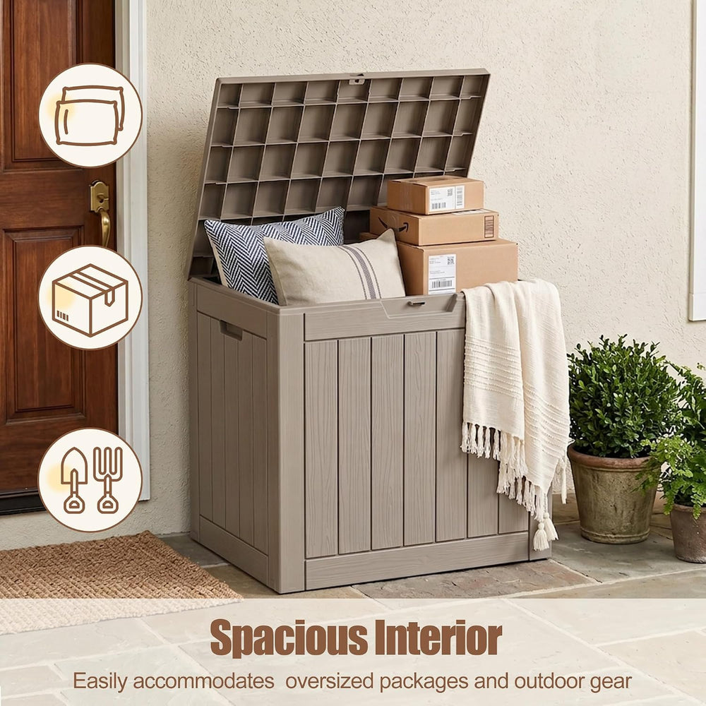 Package Delivery Boxes for Outside, 40 Gallon Outdoor Storage Box